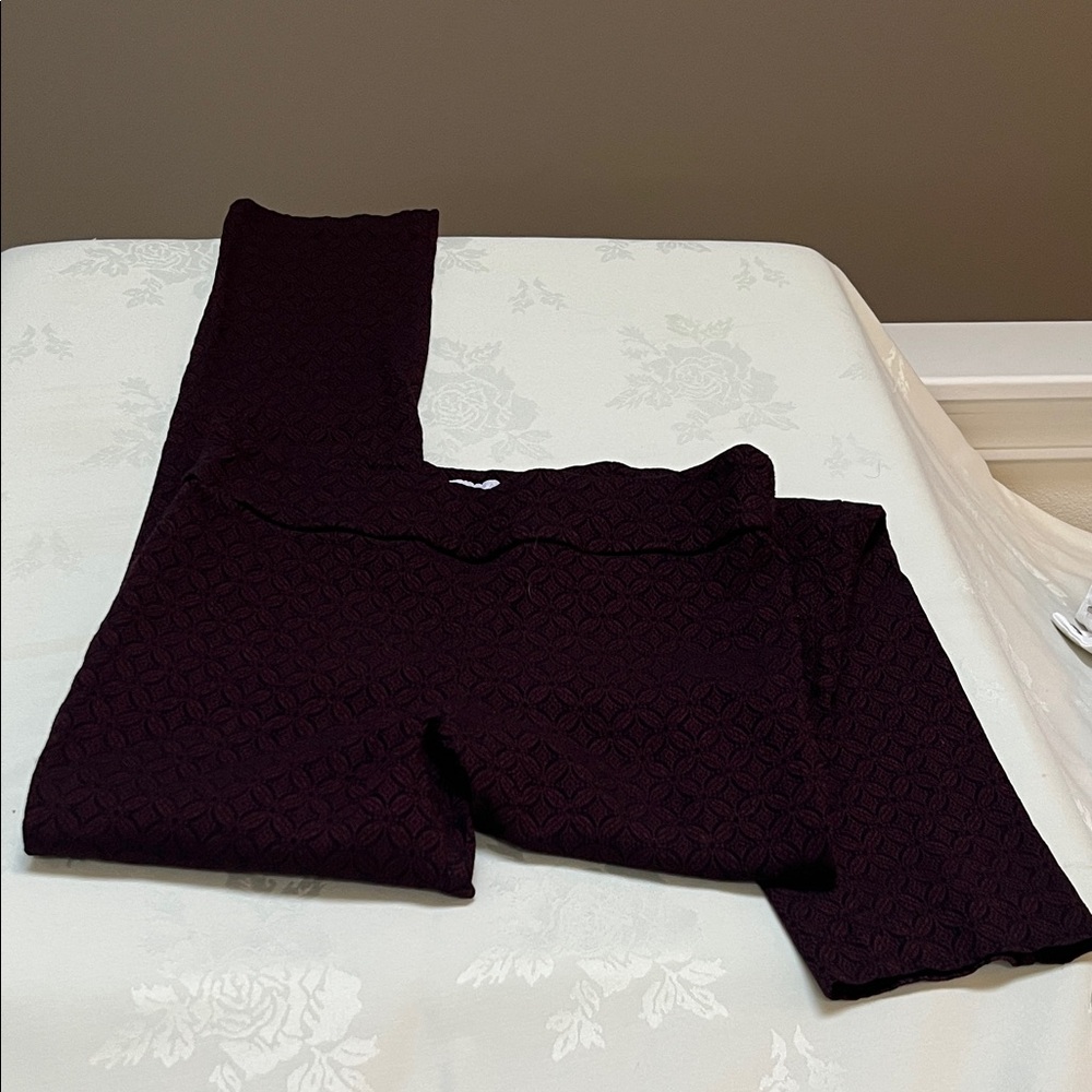 Margaret M Black Straight Leg Pants